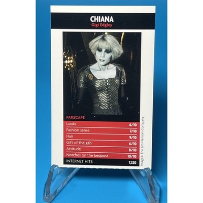 Rare SFX UK Magazine's Battle Of The Sexiest Gigi Edgley CHIANA FARSCAPE Card Ex