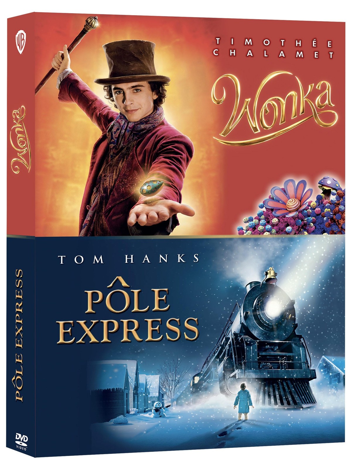 Wonka + le pôle express (DVD) Hugh Grant Paul King Timothee Chalamet