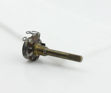Vintage 1961 Stackpole 3M Ohm Audio Taper Potentiometer D Flat Brass Shaft USA