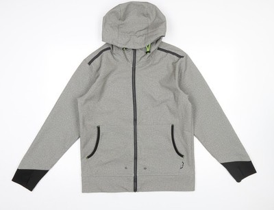 Find-Out Herren Windbreaker Jacke grau Softshell mit Kapuze Gr. M