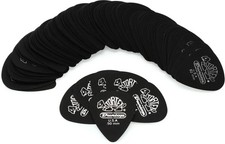 Dunlop 488R050 Tortex Pitch Black Standard Guitar Picks .50mm 72-pack