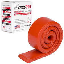 900 Moldable Silicone Putty - Orange Red