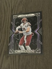 2022 Panini Obsidian Electric Etch Purple SP /100 #97 CARSON WENTZ Football Card
