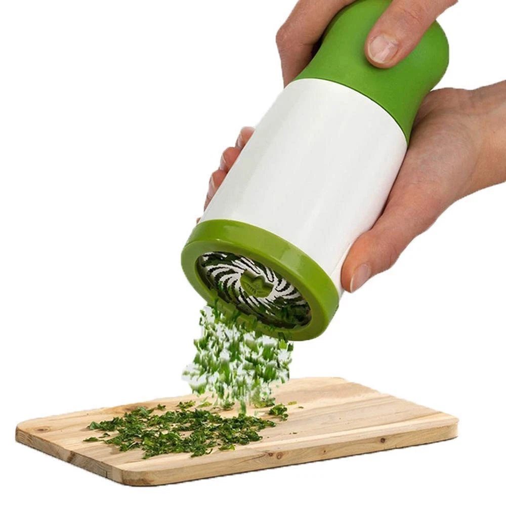 Itian Herb Grinder Spice Mill Vegetable Cutter Kitchen Tools White,green