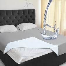 Waterproof Bed Blanket Queen Size 78'' X 82'' Gray Polyester