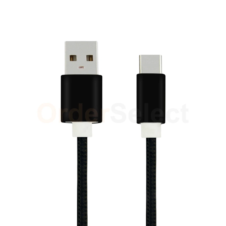 USB Type-C Braided Charger Cable Cord for OnePlus 3T/6T/7T/7 Pro/ Razer Phone 2 - Image 2 of 4