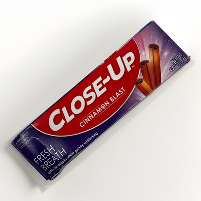CLOSE-UP Toothpaste Fresh Breath Cinnamon Fluoride AntiCavity 4.0 Oz Exp 7/25
