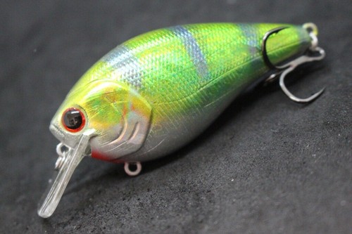 Señuelos de pesca Crankbait pintura realista oscilante ancho 2X gancho HC25 - Imagen 41 de 77