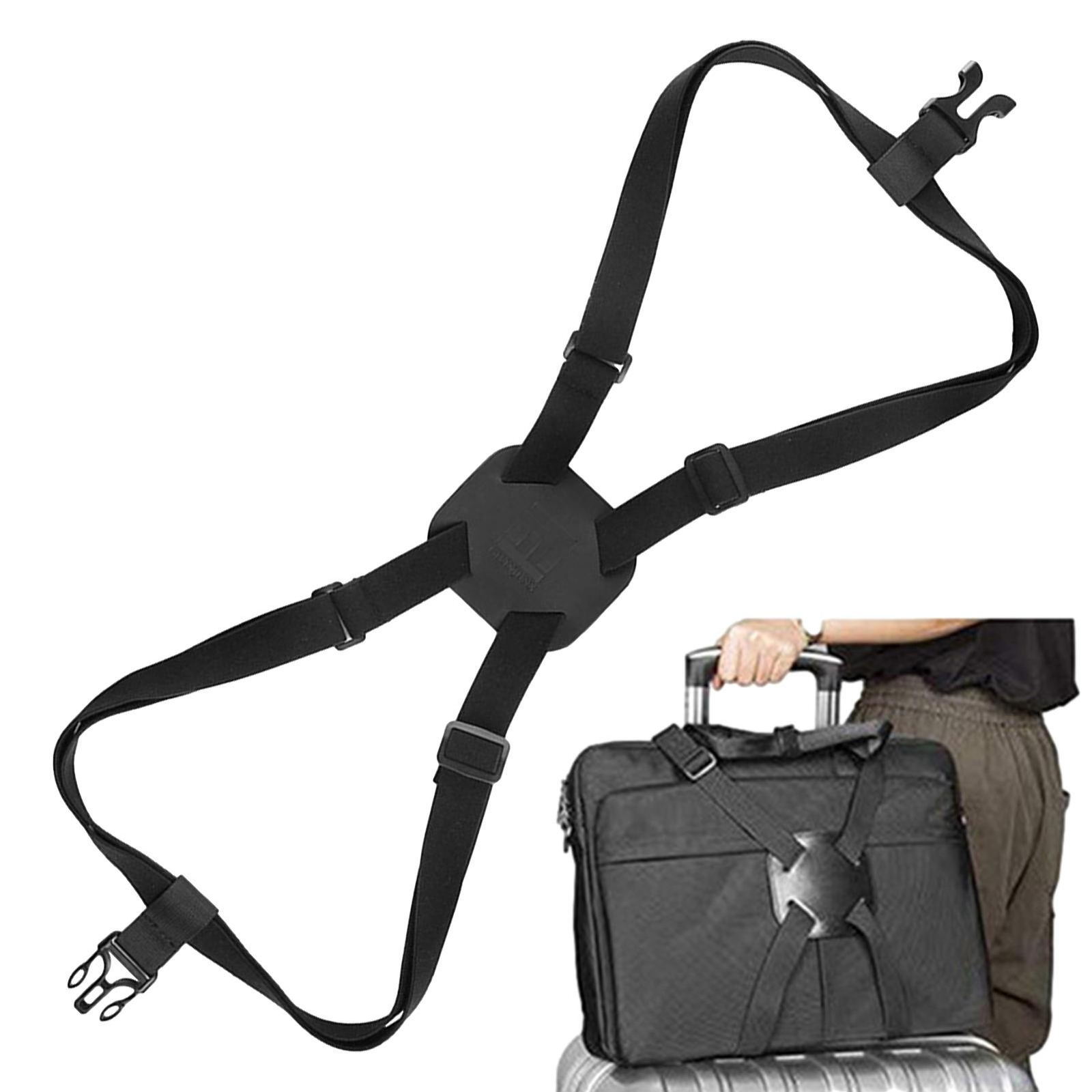Travel Luggage Suitcase Strap Belt Baggage Adjustable Bag Package Crosses Bungee