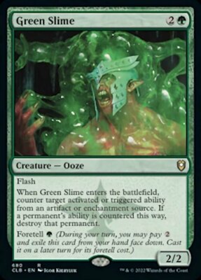 mtg slime commander deck Slimefoot and Squee SAPROLING SACRIFICE Magic – CommanderComplete Delirium — Then if there are four or more card types among cards in your graveyard Slime Deck Box - Etsy