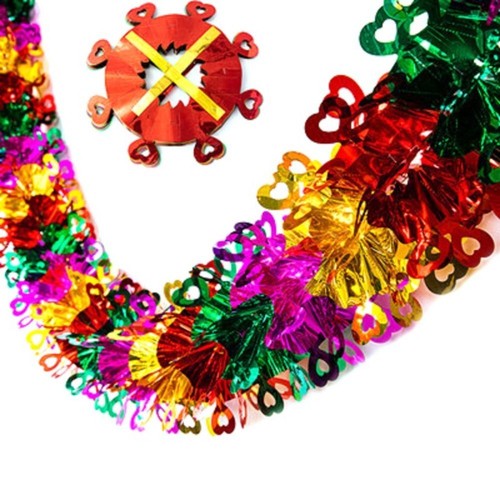 Christmas Foil Garland Extra Long Ceiling Hanging Tinsel Christmas Decoration - Picture 20 of 23
