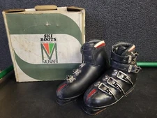 Vintage MURANI Italian Leather Ski Boots 630 L7N | Vintage 60's Original BOX