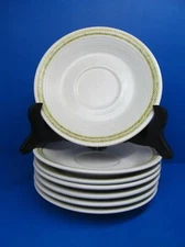 Franciscan Hacienda Green  Saucers Only Set Of 7 Saucers EC