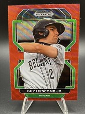 2022 Prizm Draft Picks Baseball Base Red Wave #PDP151 Guy Lipscomb Jr.