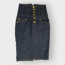 ZD Zana Di Denim Pencil Skirt  Size 5  High Waist  Blue  Stretch