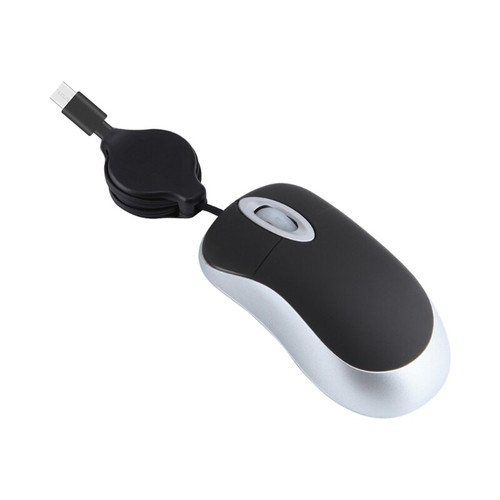 USB C Corded Mouse Small Mouse for Kids Children 1000DPI Retractable Cable - Picture 13 of 13
