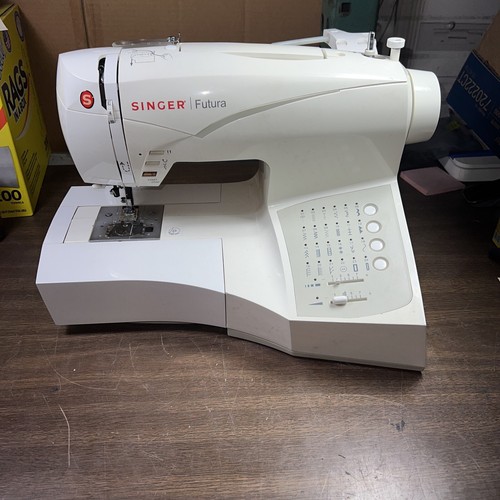 SINGER FUTURA CE150 SEWING MACHINE **NO POWER CORD eBay