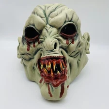 Vintage 2001 The Paper Magic Group Monster Halloween Rubber Mask Creepy Scary