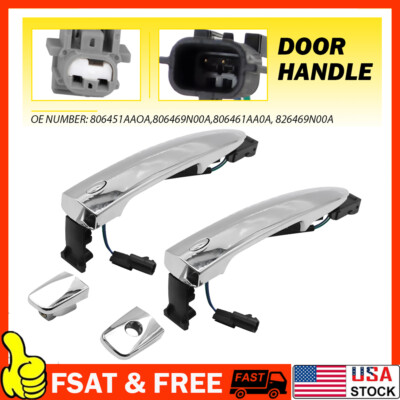 Front Driver Passenger Side Exterior Door Handle For 2013-2019 Nissan Sentra New