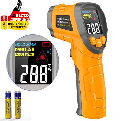 Digitale Infrarot Thermometer 58 ～1112  Berührungslose Laser-Temperaturpistole