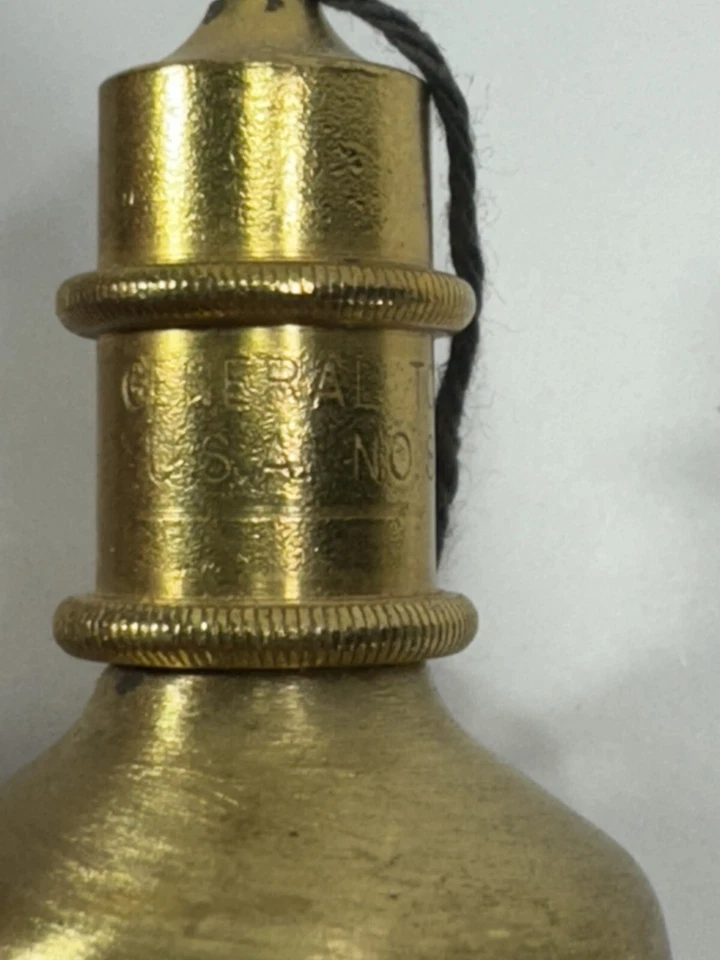 Vintage General Tools Co No. 800 Brass Plumb Bob 8 oz USA steel tip And More LOT - Image 3 of 4