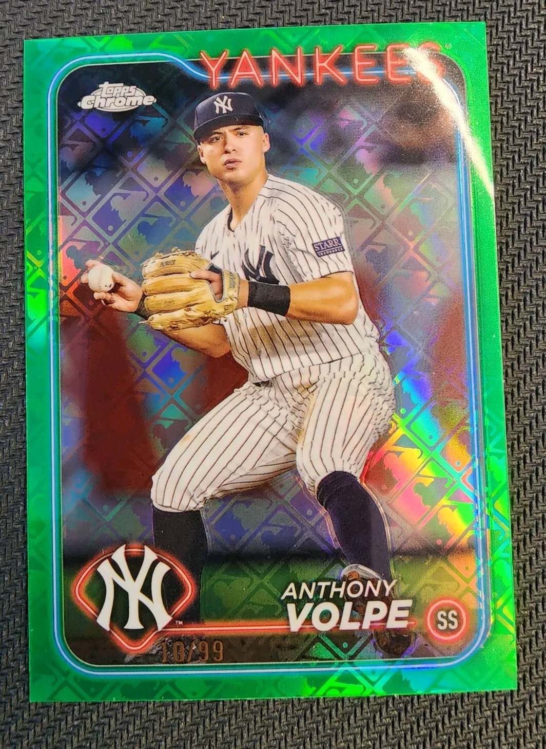 Anthony Volpe 2024 Topps Chrome Logofractor Edition #236 Base