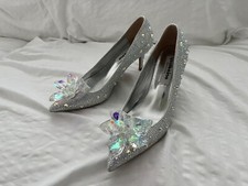 Rhinestone High Heels Women Formal Party Wedding Shoes