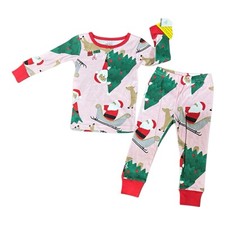 CARTER'S SANTA 2-Piece Snug Fit Pajama Set Size 12 Months Baby New W/Tags