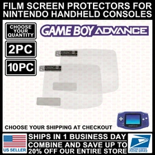 Film Plastic Screen Protector For Nintendo Game Boy Advance GBA Model Console