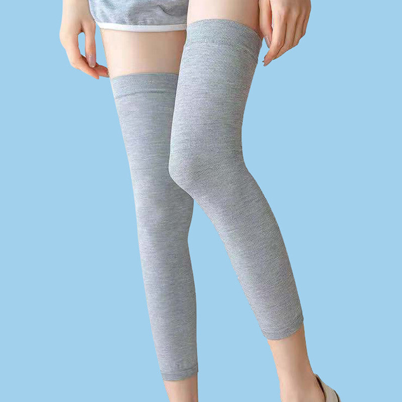 Knee Pads Winter Warm Thickened Plush Thermal Leg Warmer Band Women Men Non Slip Cold Proof Elastic Brace From Yundon, $8.59