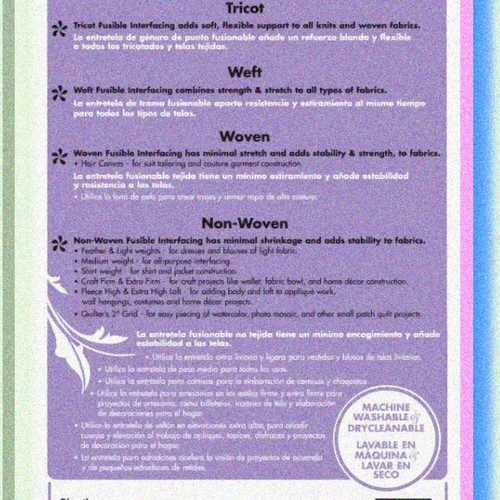 CozyBond Iron-On Fleece Interfacing - 20"x11yds - Imagen 5 de 6