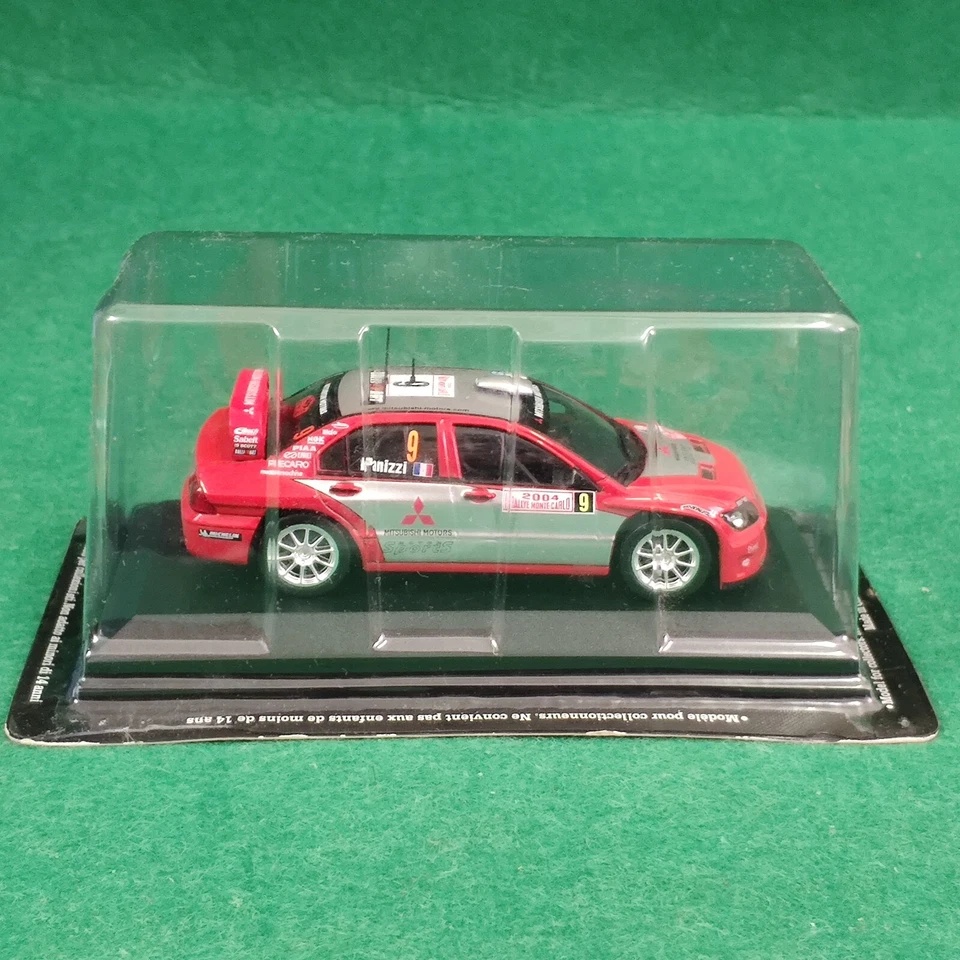 Die cast 1/43 Modellino MITSUBISHI LANCER WRC 2004 Monte Carlo Panizzi rally  🔺 - Immagine 2 di 4
