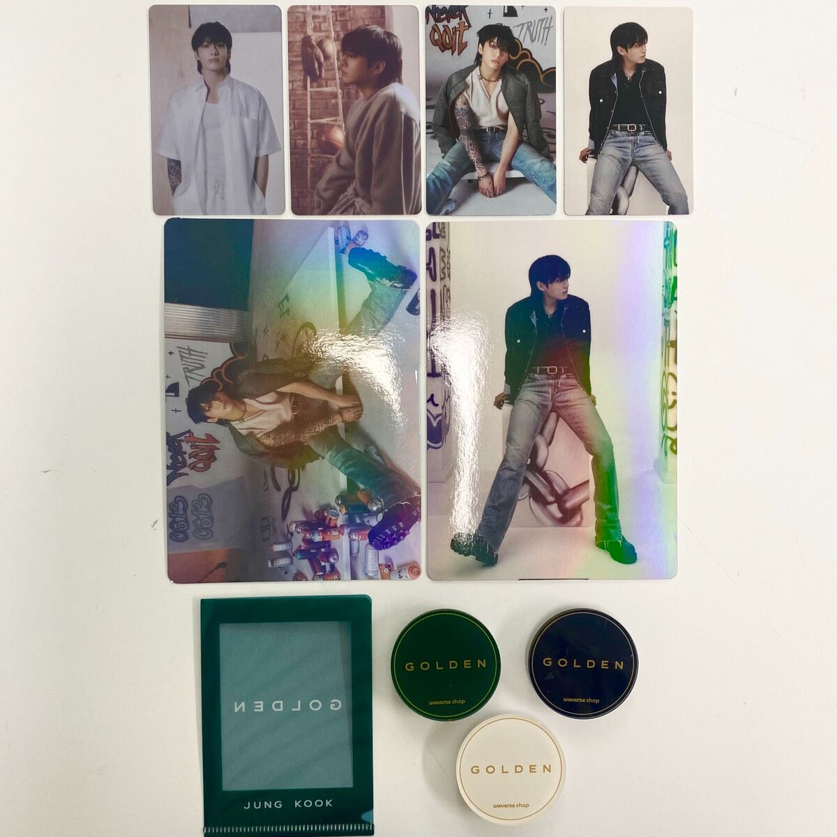 [Set] BTS JUNGKOOK GOLDEN 1st Solo Album 3 Ver Set + Weverse Album Ver