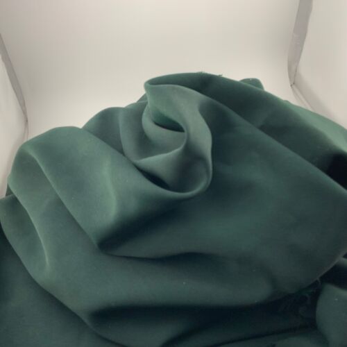 Fabric Gaberdine Twill Weave Green Teal Blue Draping Fluid 2.75 yds x 58 - Picture 3 of 5