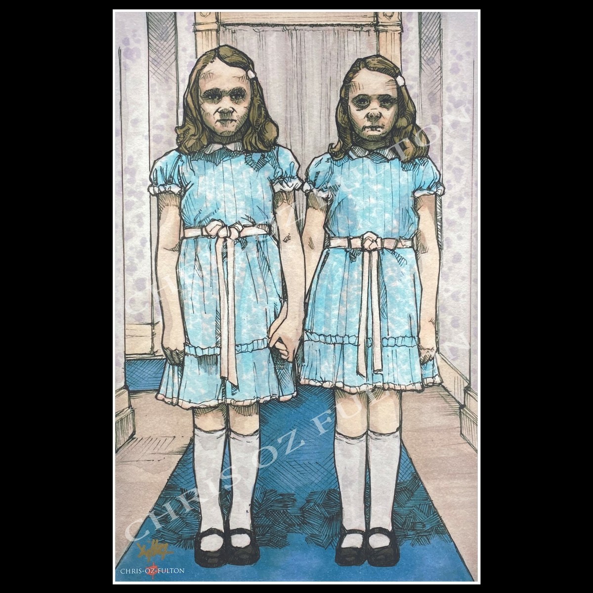 その他 GRADY TWINS STATUE Medicom – The Shining Twins Statue Multi