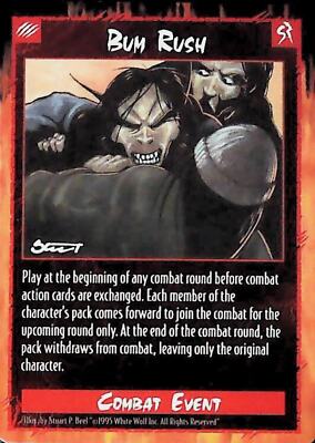 Rage CCG Bum Rush - Unlimited