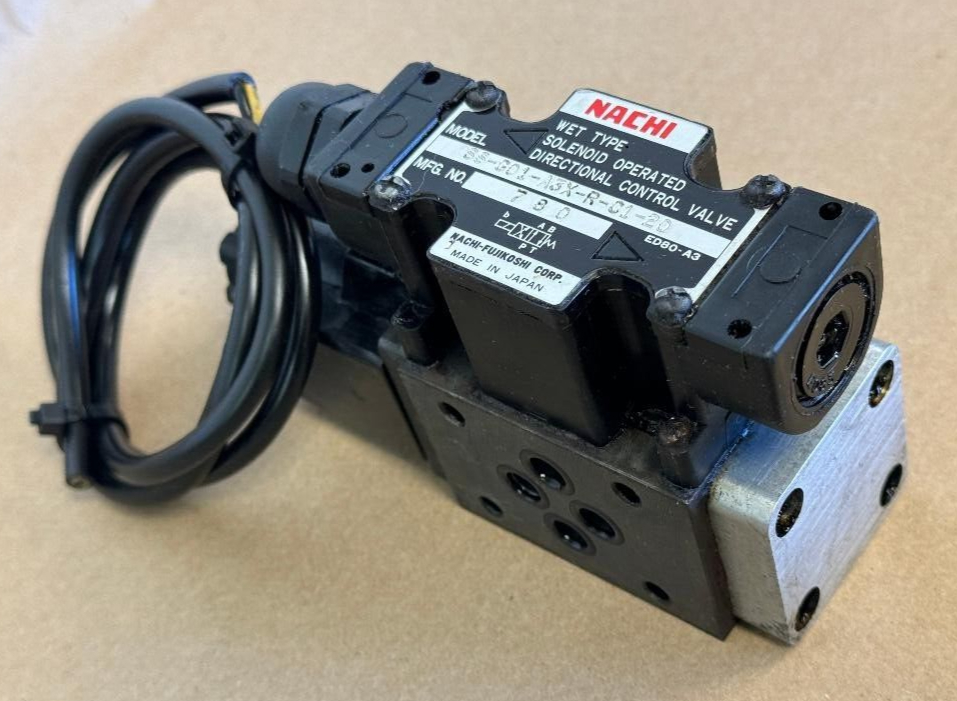 【nachan】 NACHI SS-G01-A3X-R-C1-20 SOLENOID OPERATED DIRECTIONAL CONTROL