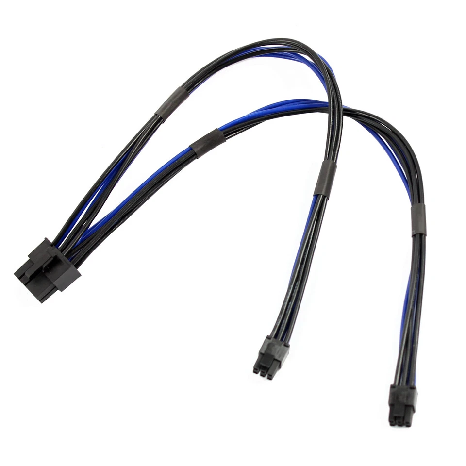 mini 2x6Pin To 8Pin PCI-e Video Card Y Splitter Power Cable for Apple G5/Mac Pro - Image 3 of 4
