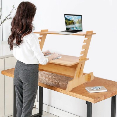 Laptop Stehpult Steh-Arbeitsplatz, Stehschreibtisch Computertisch, LptopTisch 