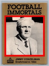 1985-88 Football Immortals Jimmy Conzelman #27