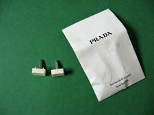 PRADA Women's High Heel Spare Replacement Lifts White Rectangular 8/16" x 5/16"