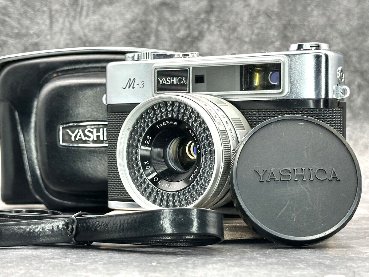 Near MINT] YASHICA M-3 35mm Rangefinder Film Camera w/Case from