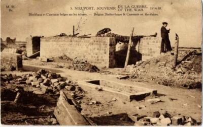 20036256 - Nieuport: Belgian Shelter House & Casemate on the sluices, I. WK
