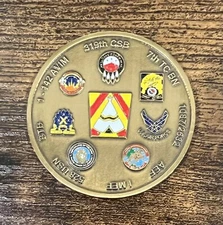 172nd Corps Support Group 2003-2005 Iraqi Freedom Command Team Challenge Coin