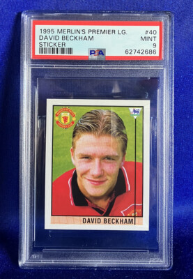 Autocollant David Beckham - Merlin Euro 2000 - N°39 - Angleterre