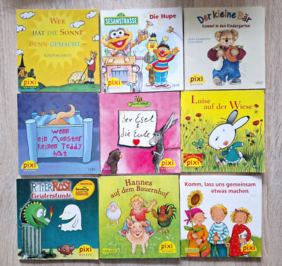 9 Pixi-Bücher, Pixi-Buch  Konvolut, Wer hat die Sonne denn gemacht? ..und andere