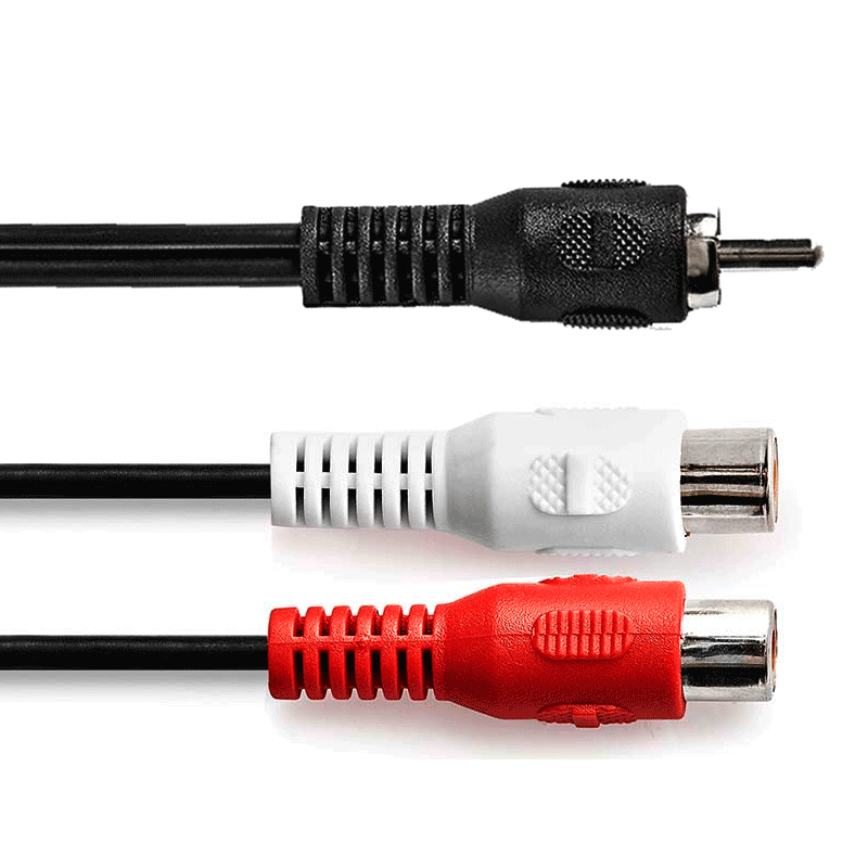 Cinch Y Adapterkabel, Subwoofer Kabel, Splitter, 1 Stecker auf 2 Buchsen, 1.5 m eBay