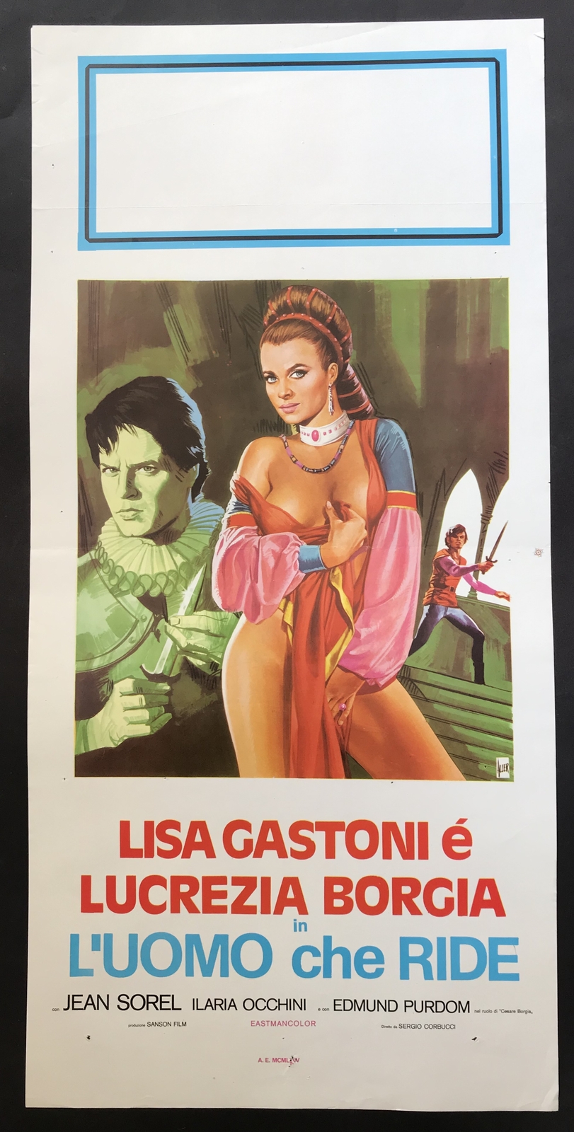 Locandina originale film L'UOMO CHE RIDE (1965) - Regia di Sergio Corbucci