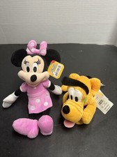 Pluto  Minnie Mouse Plush Authentic Disney Store 7  W/ Tags - Clubhouse Nice