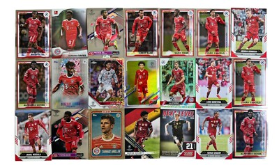 BAYERN MUNICH 21 Cards lot Base & Inserts, icon, JAMAL MUSIALA, MATHYS TEL